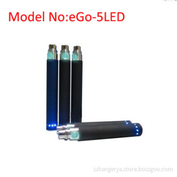 2013 New Popular E Cigarette, E-Cigar EGO 5 LED Light Battery EGO-LED